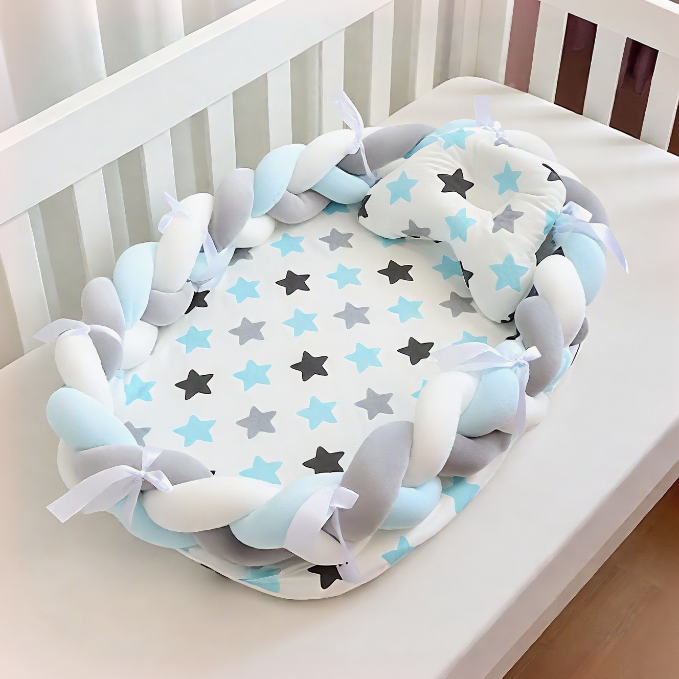 Baby Nursery Bedding Sets - Infant Co-Sleeping Bed Nest Newborn Toddler