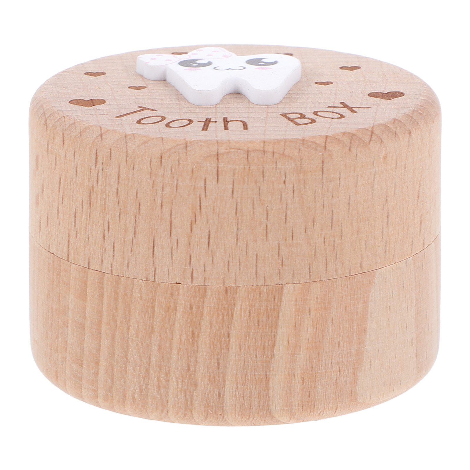 Baby Keepsake Box - Wooden Baby Teeth Box Small Cute