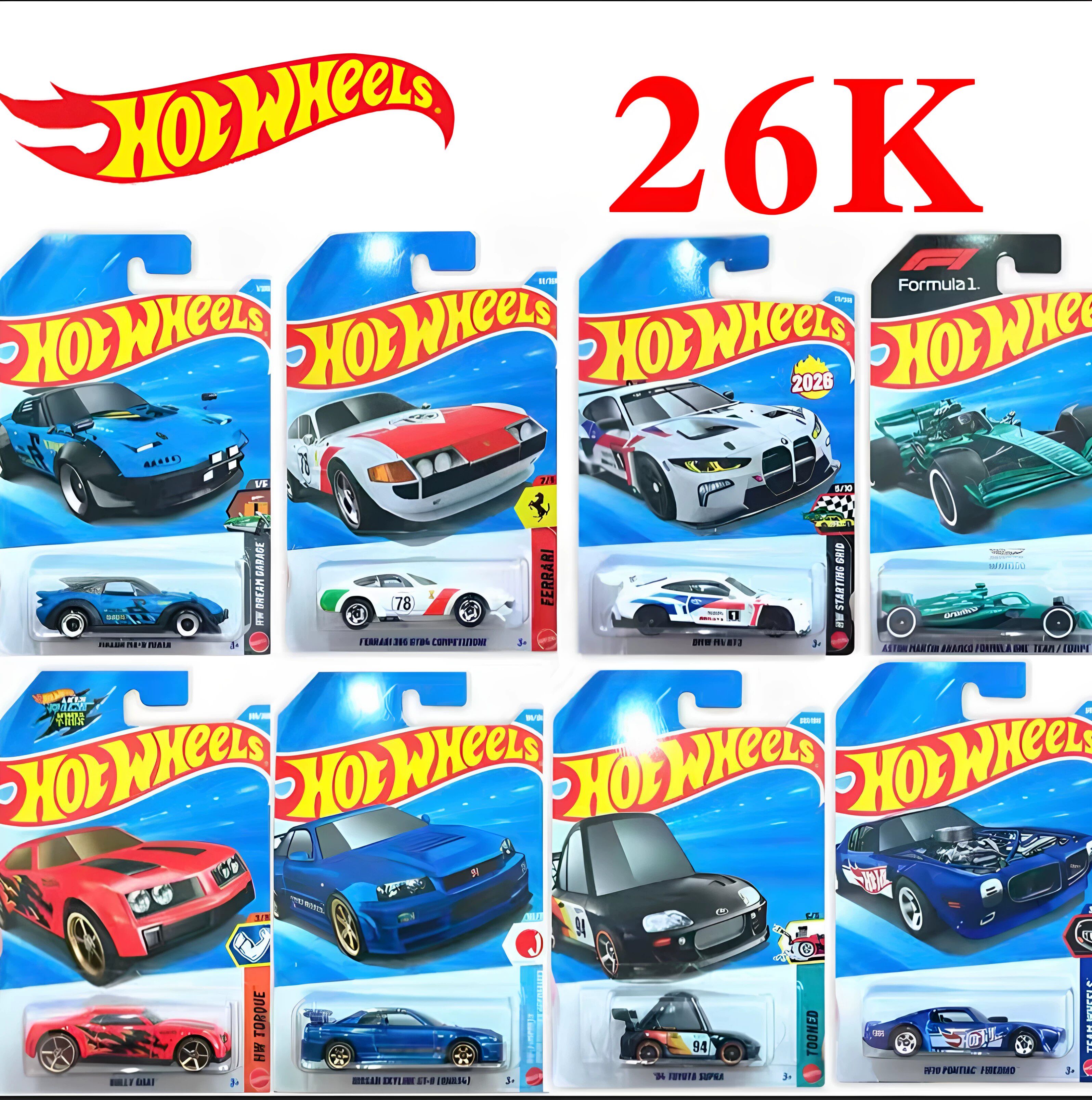Baby Nursery Gifts - Hot Wheels C4982 2026K Batch 1:64