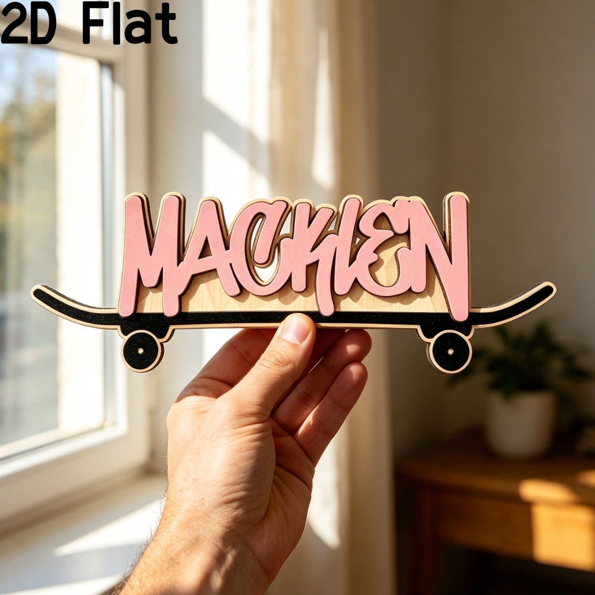 Baby Nursery In - 1Pc Custom Sports Skate Bord Wooden