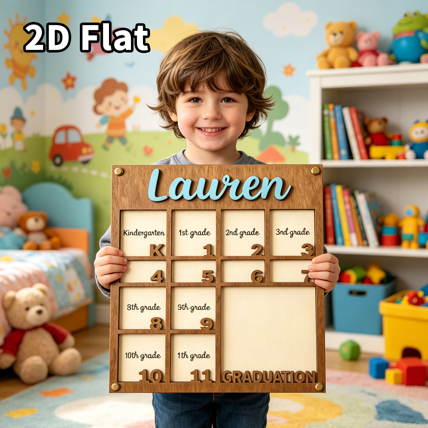 Baby Nursery In - 1Pc Custom Grade Photo Frame Wooden