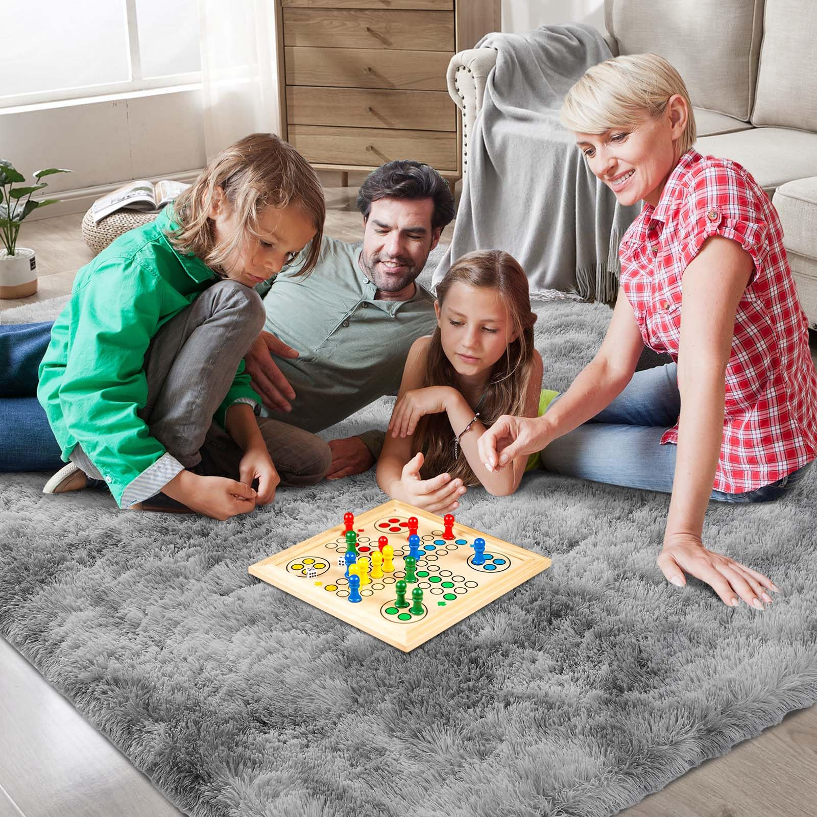 VIKAMA Ultra-Soft Puffy Rug, B - Soft Rug Nursery recension och pris