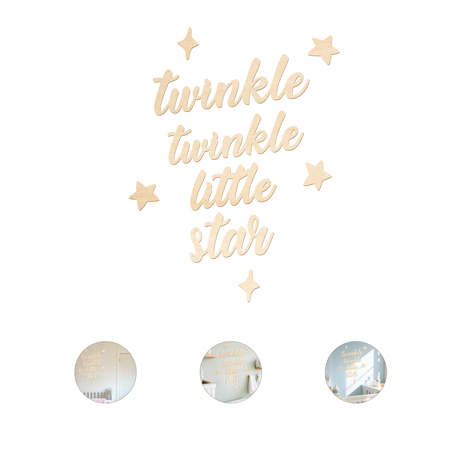 Twinkle Twinkle Little Star Wo - Baby Nursery Room recension och pris