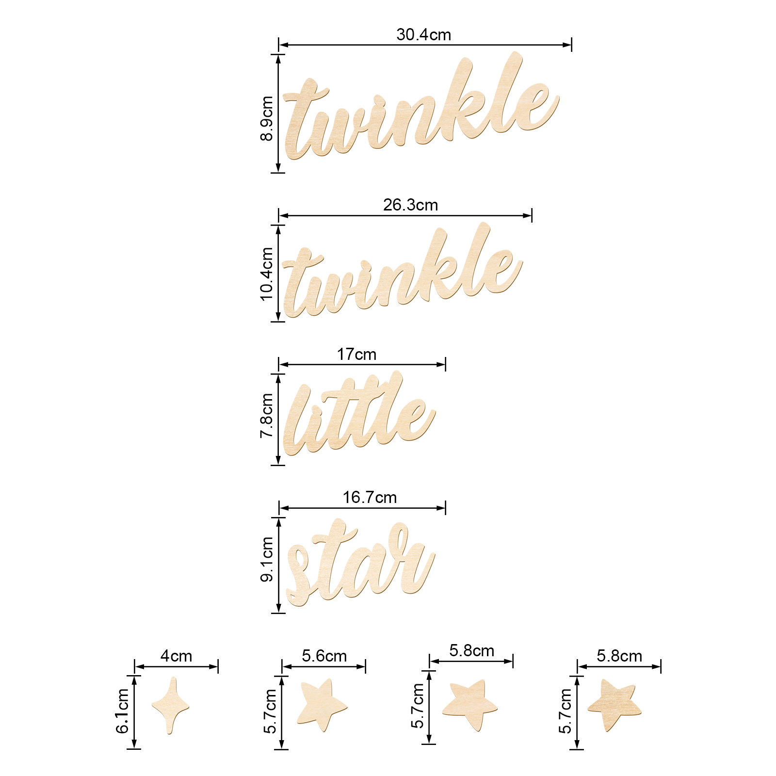 Twinkle Twinkle Little Star Wo - Baby Nursery Room recension och pris