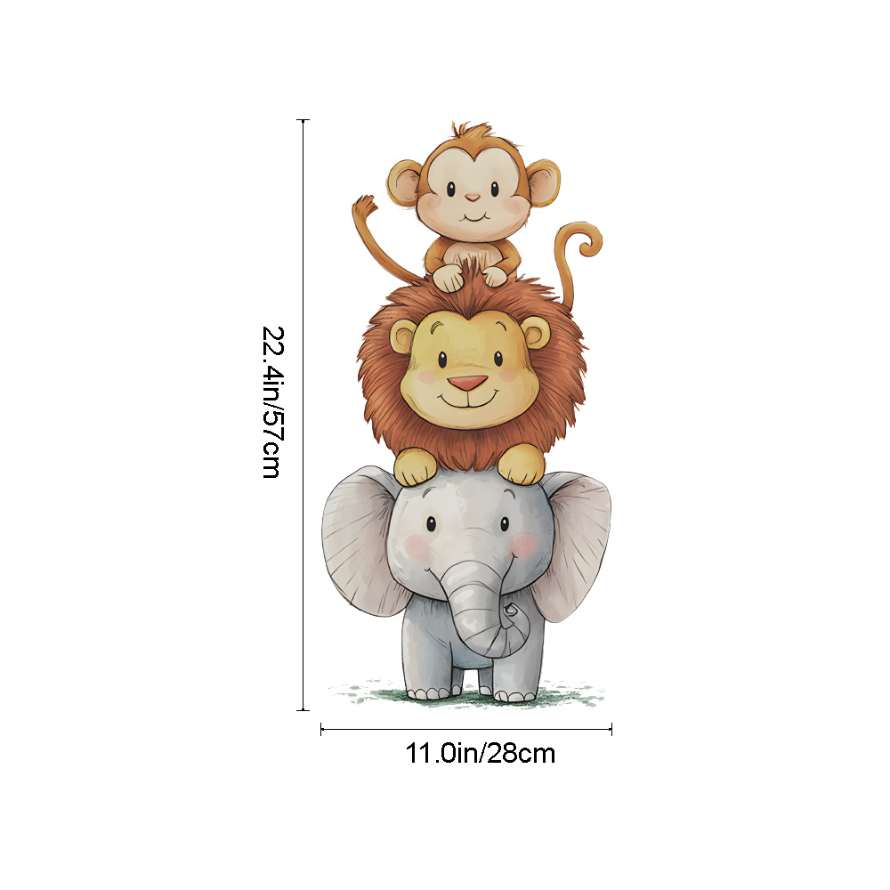 Cute Forest Animals Wall Stick - Animals Baby Nursery recension och pris