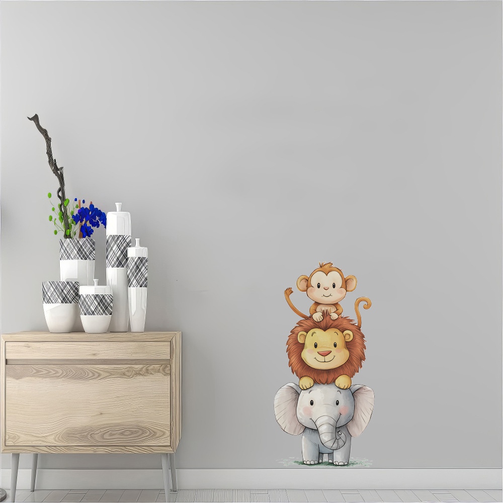 Cute Forest Animals Wall Stick - Animals Baby Nursery recension och pris