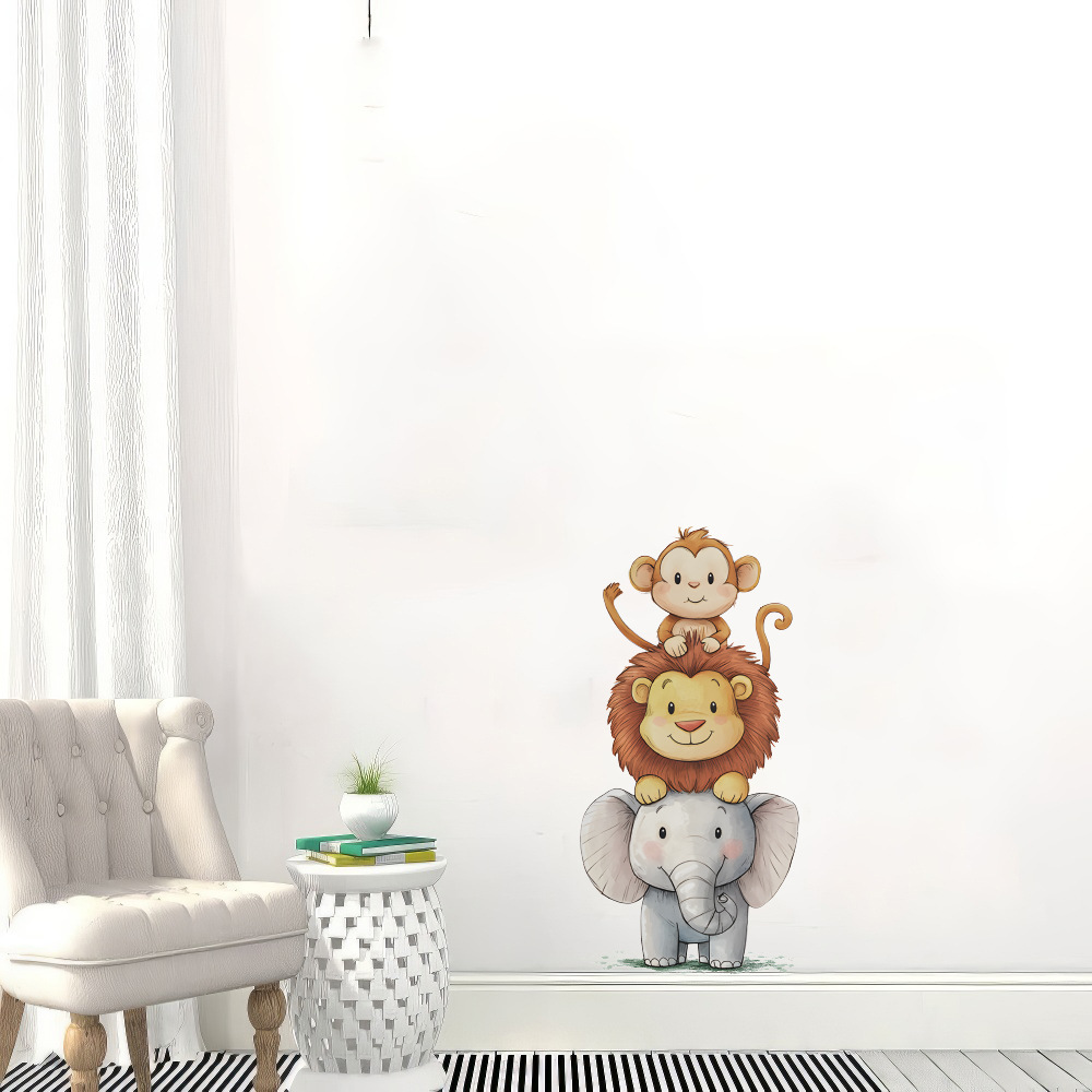 Cute Forest Animals Wall Stick - Animals Baby Nursery recension och pris