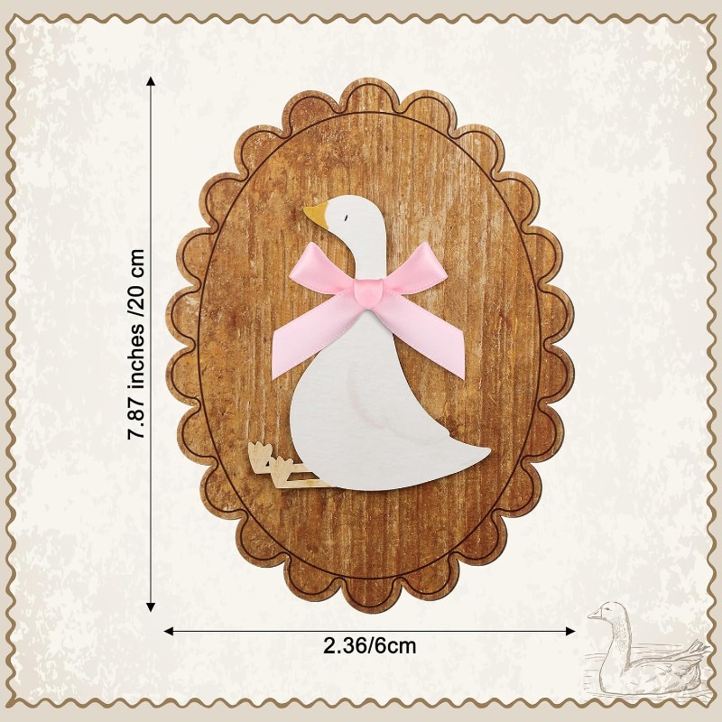 Whimsical Vintage Wooden Goose - Baby Nursery Vintage recension och pris