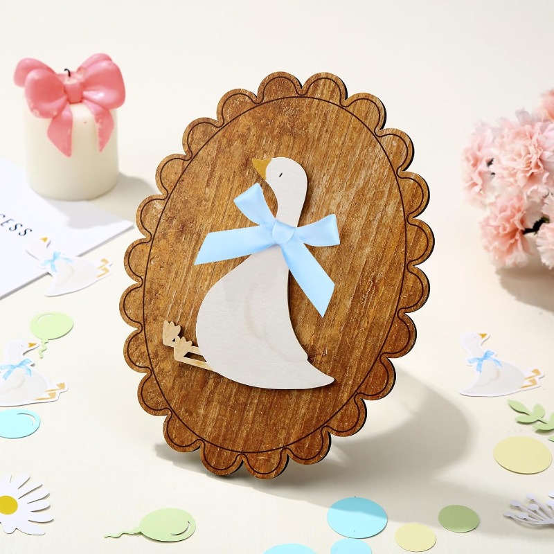 Whimsical Vintage Wooden Goose - Baby Nursery Vintage recension och pris