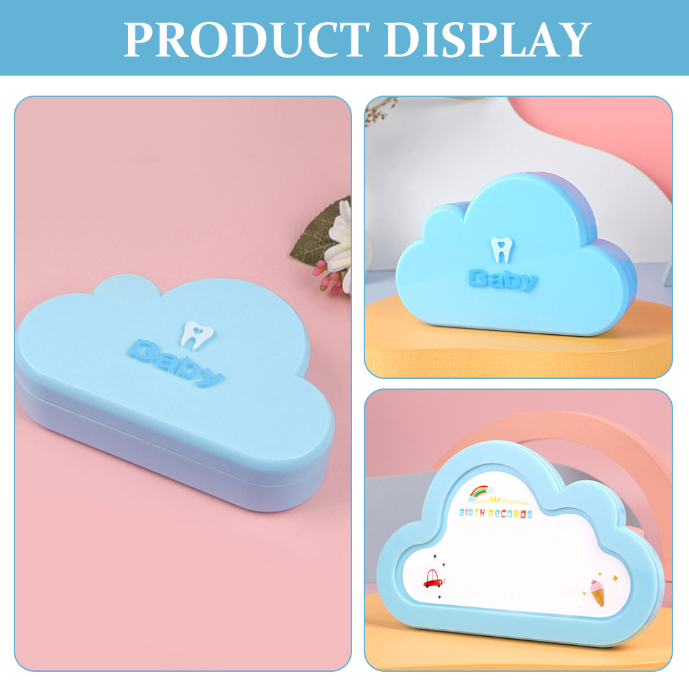 Tooth Keepsake Box Cloud Shape - Baby Keepsake Box recension och pris