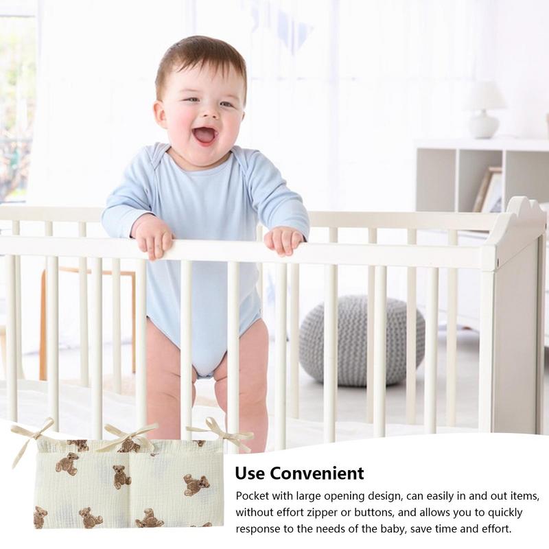 Baby Crib Organizer Cot Caddy  - Animals Baby Nursery recension och pris