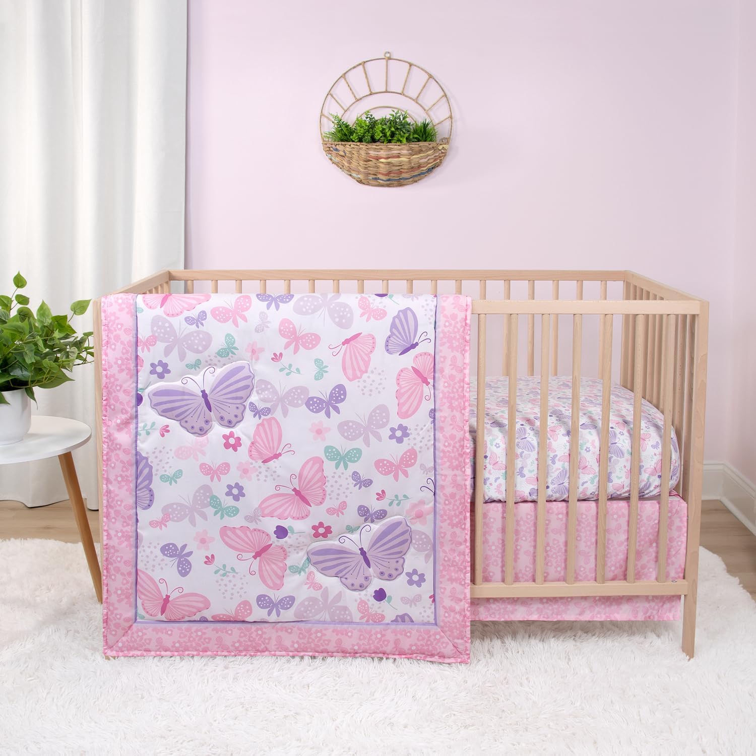 3 Piece Baby Crib Bedding Set  - Baby Nursery Song recension och pris
