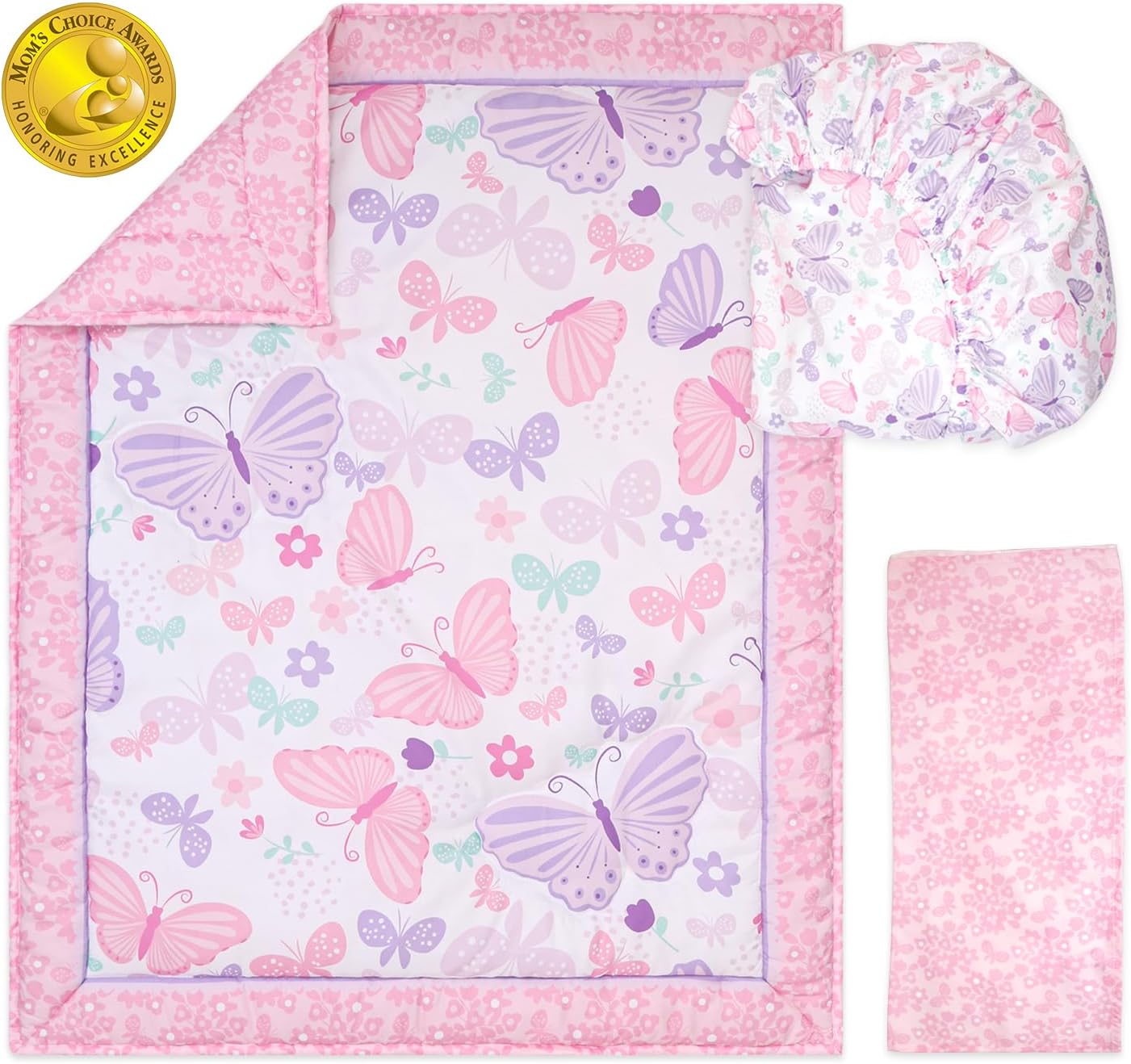3 Piece Baby Crib Bedding Set  - Baby Nursery Song recension och pris