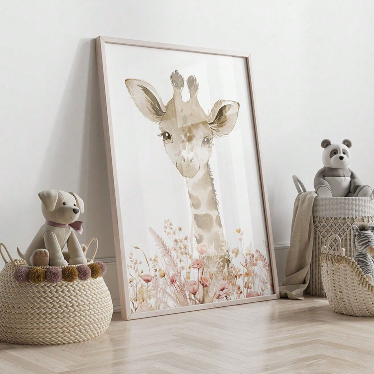 Custom Name Nursery Wall Art S - Animals Baby Nursery recension och pris