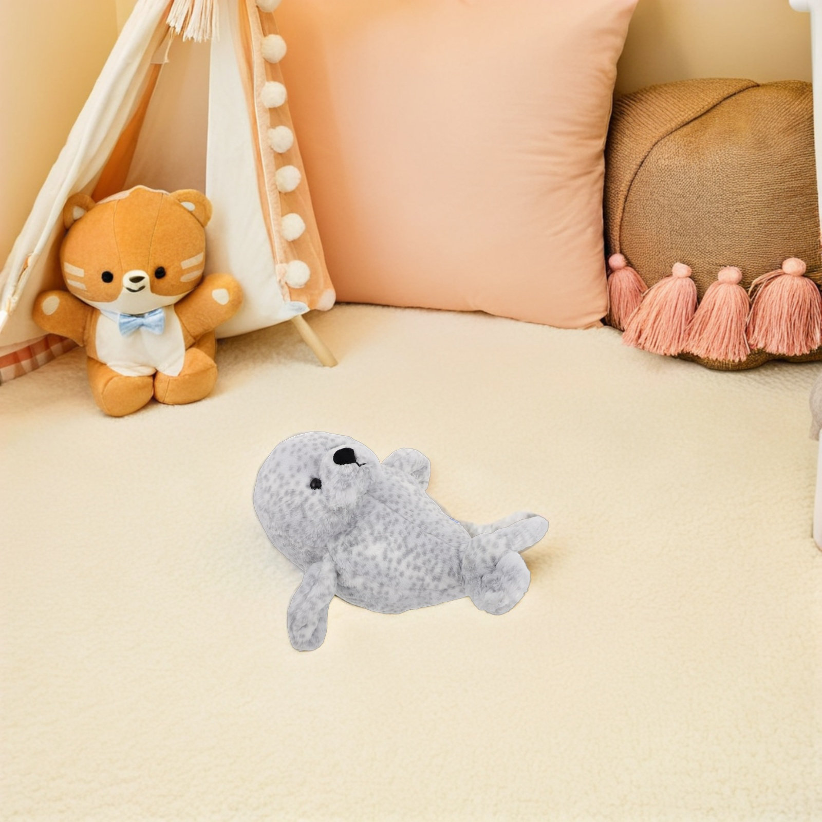 Seal Stuffed Animal Soft Cuddl - Animals Baby Nursery recension och pris