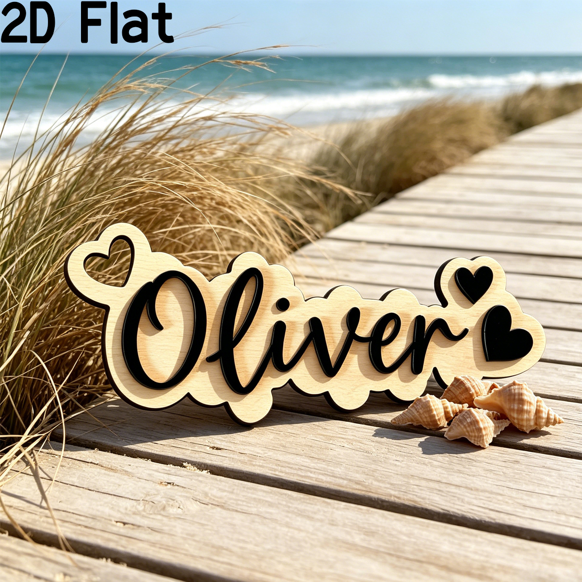 1Pc Custom Love Decor Wooden A - Baby Nursery In recension och pris