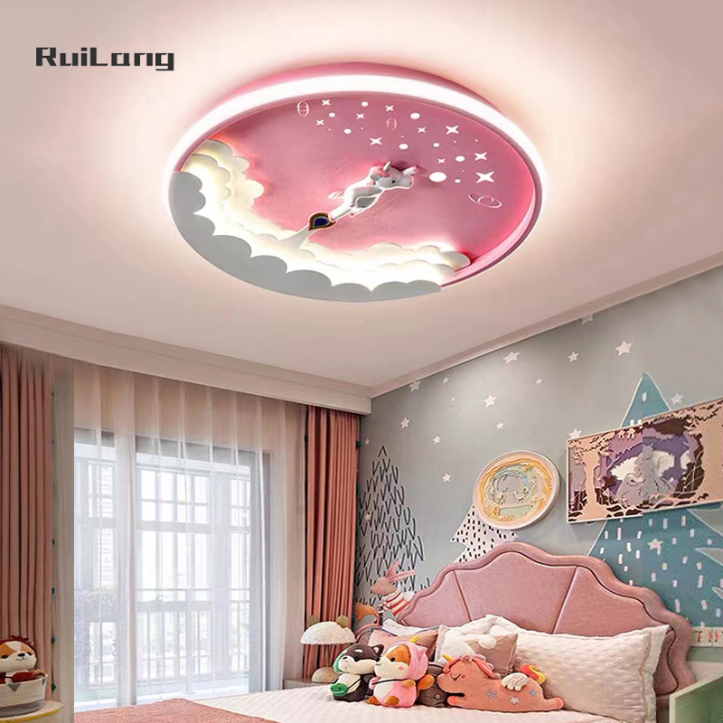 Cartoon Led Unicorn Ceiling La - Baby Unicorn Nursery recension och pris