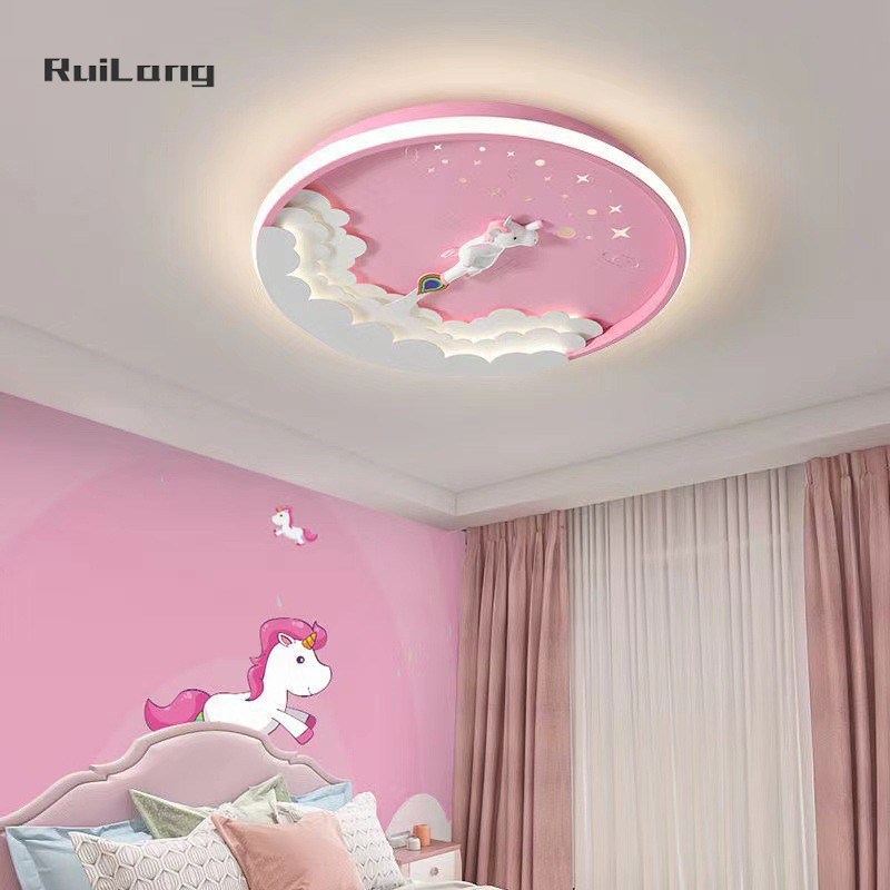 Cartoon Led Unicorn Ceiling La - Baby Unicorn Nursery recension och pris
