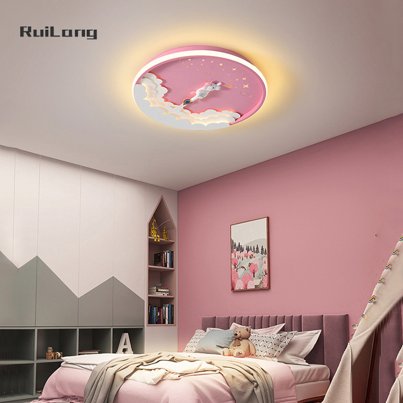 Cartoon Led Unicorn Ceiling La - Baby Unicorn Nursery recension och pris