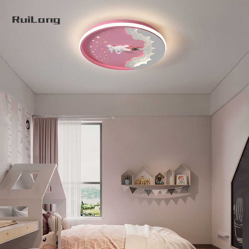 Cartoon Led Unicorn Ceiling La - Baby Unicorn Nursery recension och pris