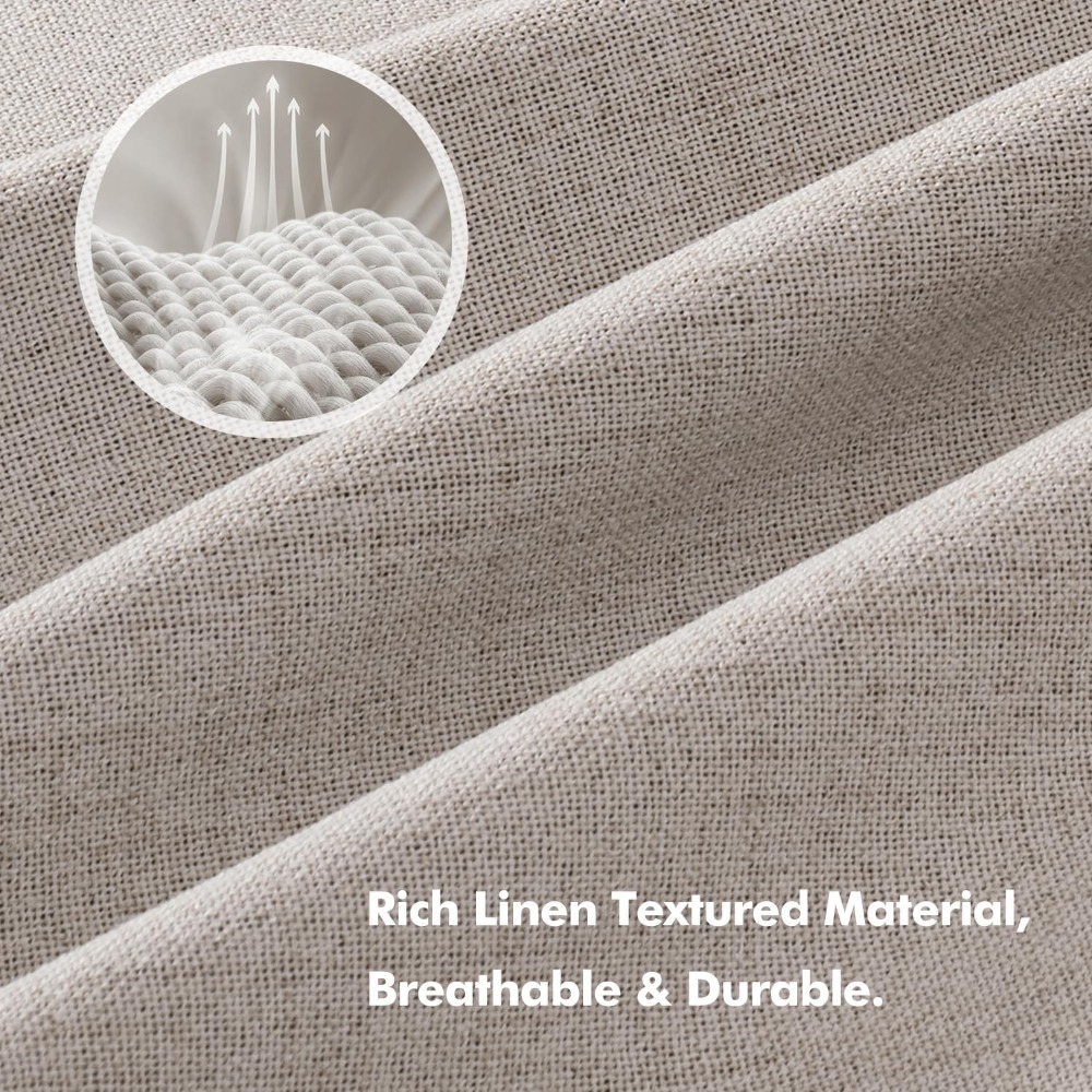 100% Blackout Linen Curtains f - Blackout Curtain Nursery recension och pris
