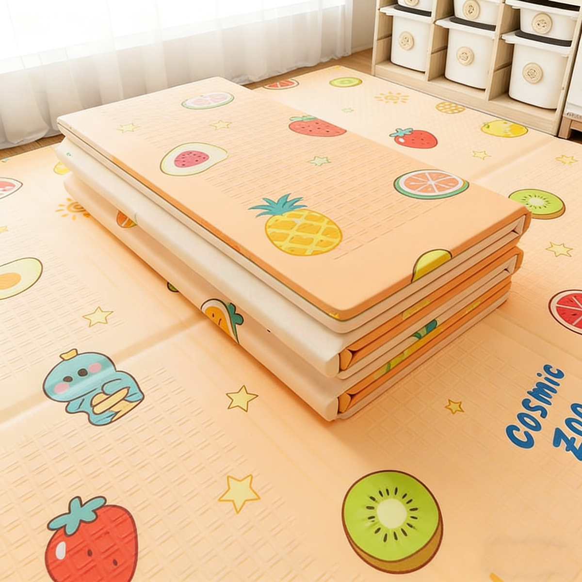 Educational Foldable Baby Play - Soft Rug Nursery recension och pris