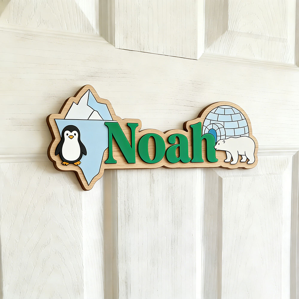 Arctic Penguin & Polar Bear Cu - Baby Nursery Room recension och pris