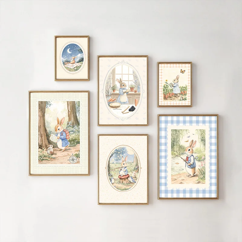 (2D canvas painting)  Vintage  - Baby Nursery Vintage recension och pris