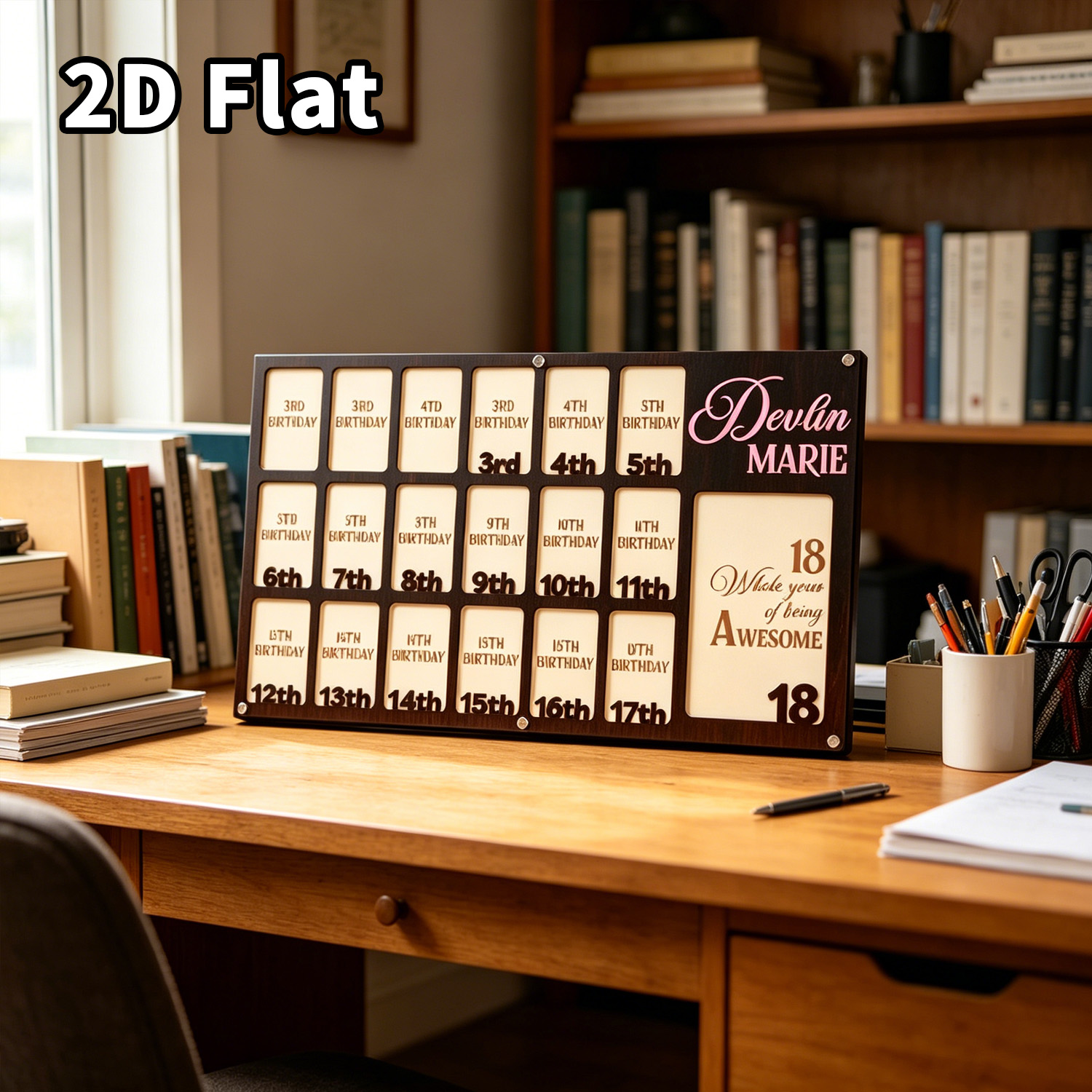 1Pc Custom Grade Photo Frame W - Baby Nursery Office recension och pris