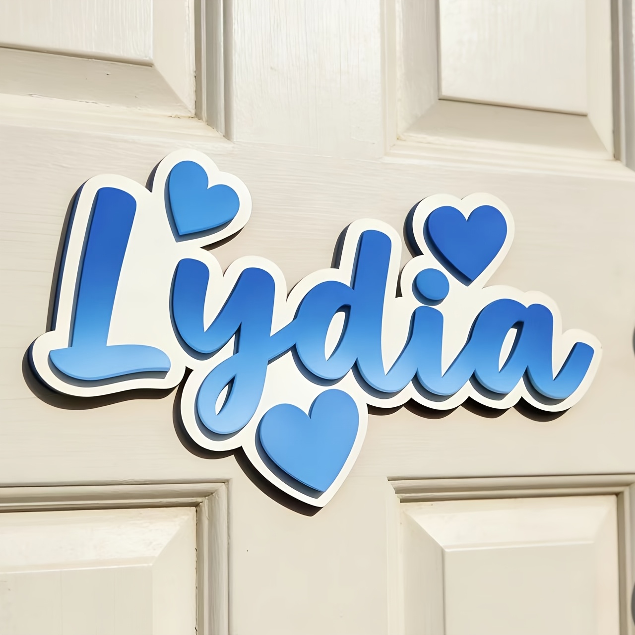 Personalized Gradient Heart Na - Baby Nursery In recension och pris