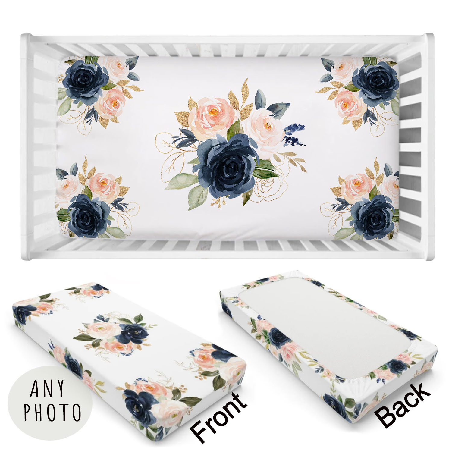LVYZIHO Baby Crib Sheet Set Nu - Baby Nursery Bedding Sets recension och pris