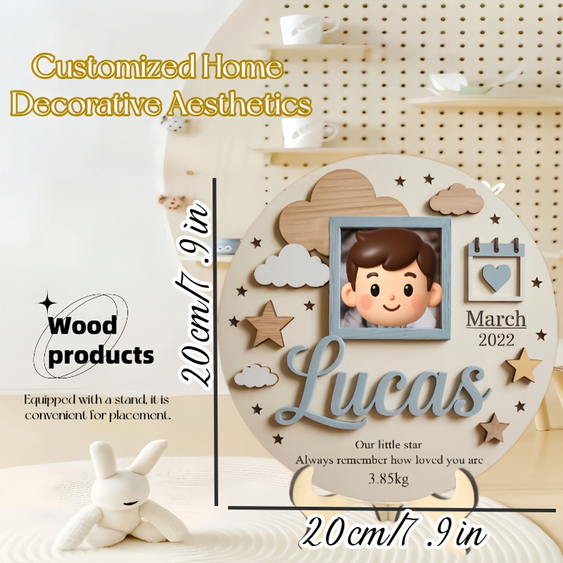 Personalized Baby Photo Frame, - Baby Nursery In recension och pris
