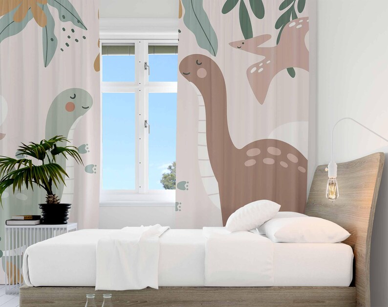 Dinosaur Nursery Curtains Dino - Blackout Curtain Nursery recension och pris