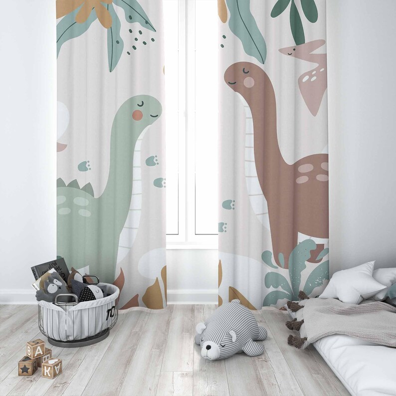 Dinosaur Nursery Curtains Dino - Blackout Curtain Nursery recension och pris