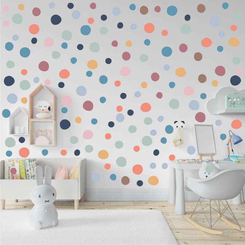 1 Set Polka Dots Irregular Cir - Baby Nursery Furniture Sets recension och pris