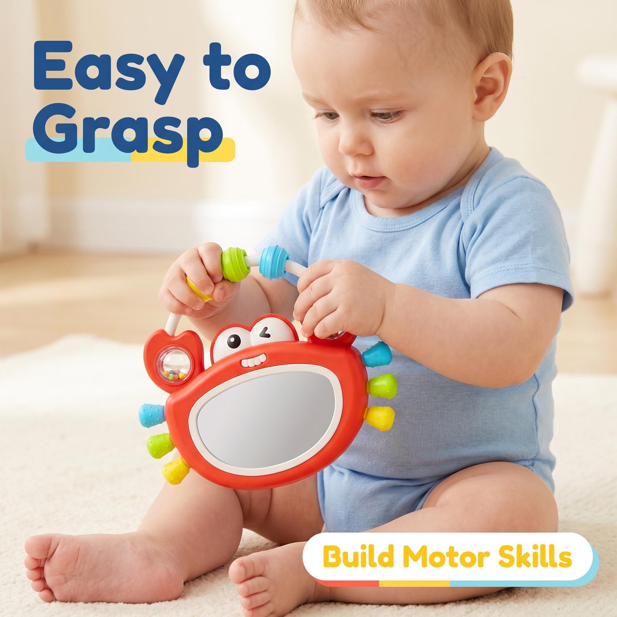 Baby Musical Light Up Mirror R - Baby Nursery Song recension och pris