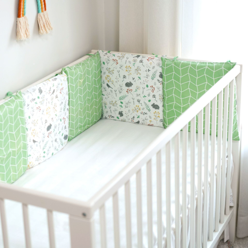 6pcs Baby Bumpers for Crib 30x - Baby Nursery Bedding Sets recension och pris