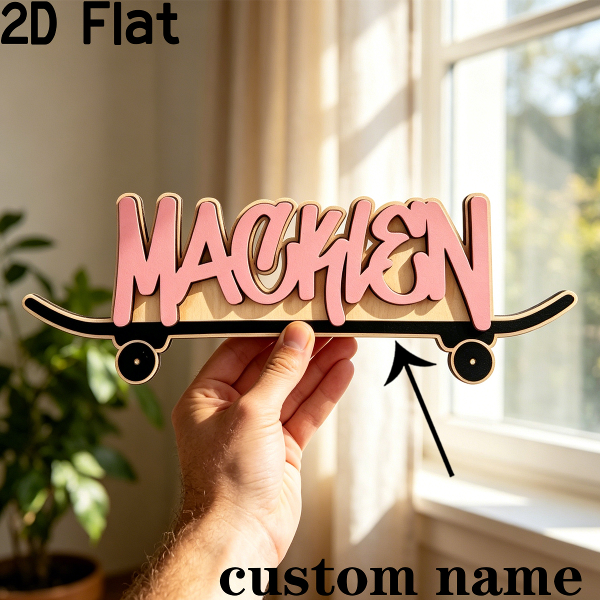 1Pc Custom Sports Skate Bord W - Baby Nursery In recension och pris
