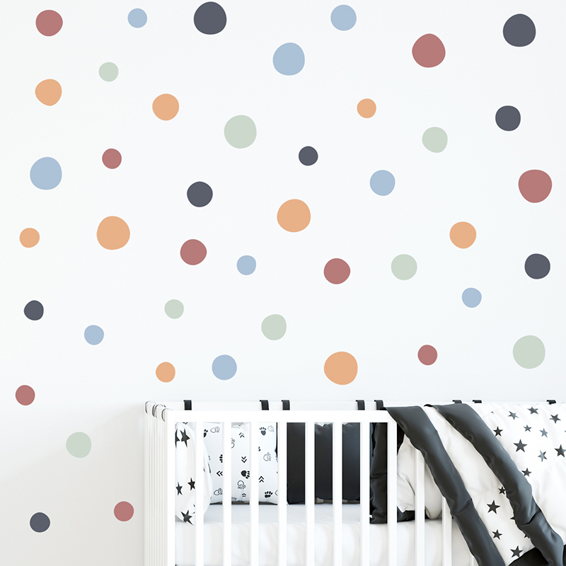 60pcs/set Polka Dots Irregular - Baby Nursery Furniture Sets recension och pris