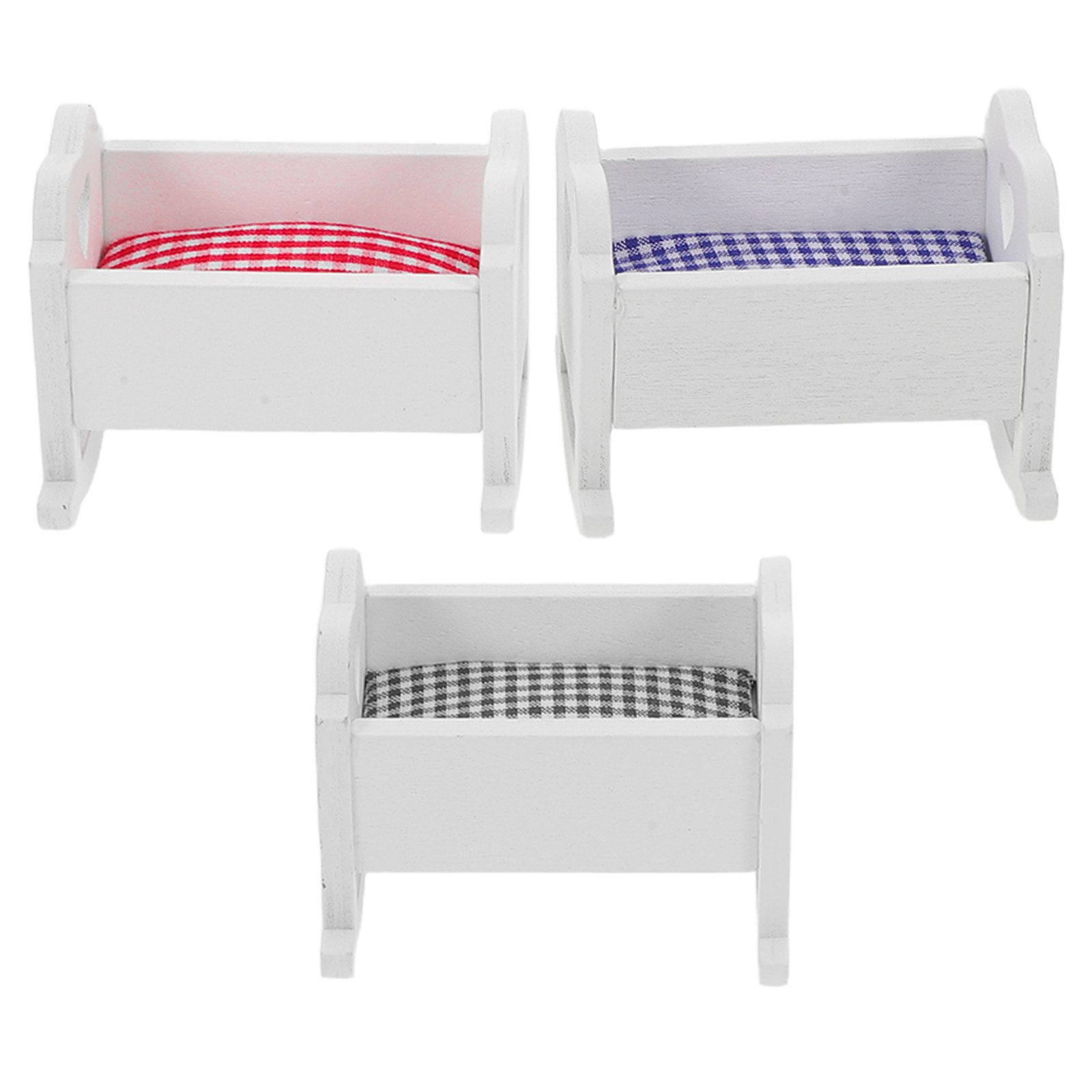 3Pcs Miniature Dollhouse Baby  - Baby Nursery Furniture Sets recension och pris