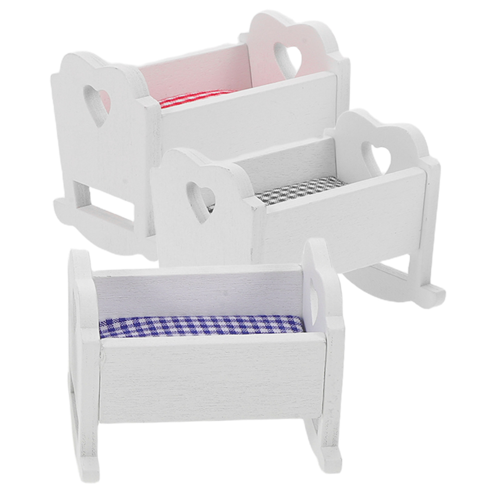 3Pcs Miniature Dollhouse Baby  - Baby Nursery Furniture Sets recension och pris