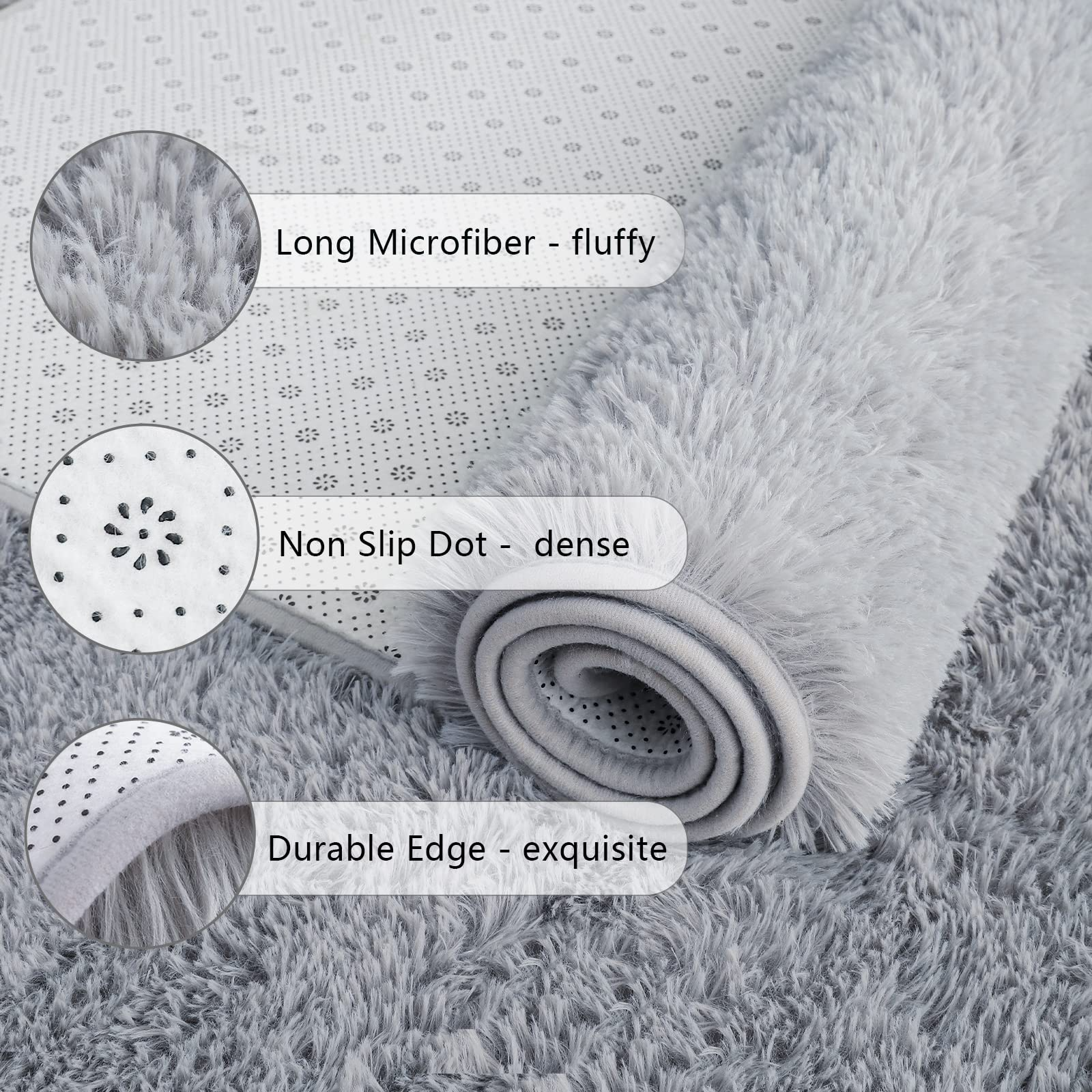VIKAMA Soft Running Rug, Plush - Soft Rug Nursery recension och pris