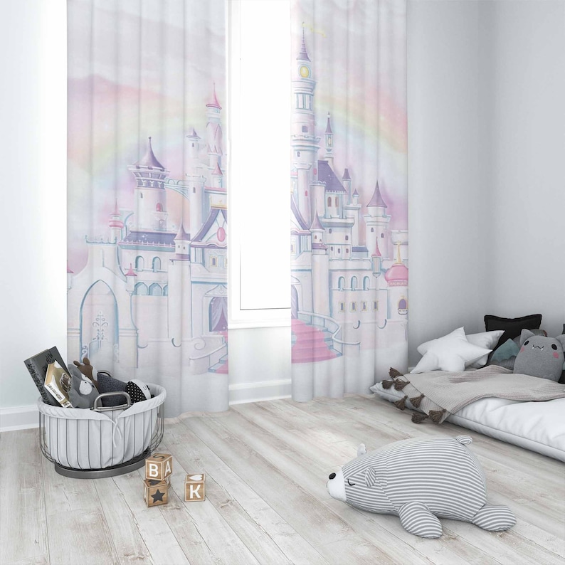 Princess Castle Nursery Curtai - Blackout Curtain Nursery recension och pris