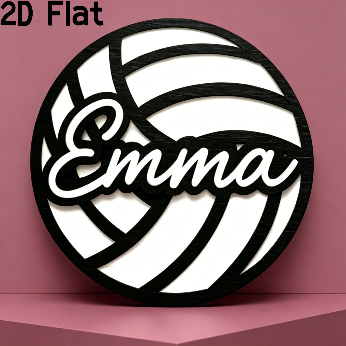 1Pc Custom Volleyball Style Wo - Baby Nursery Office recension och pris