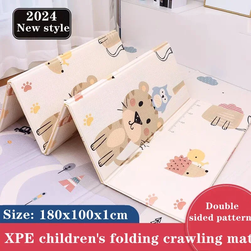 Baby Play Mats Foldable Xpe Pu - Soft Rug Nursery recension och pris