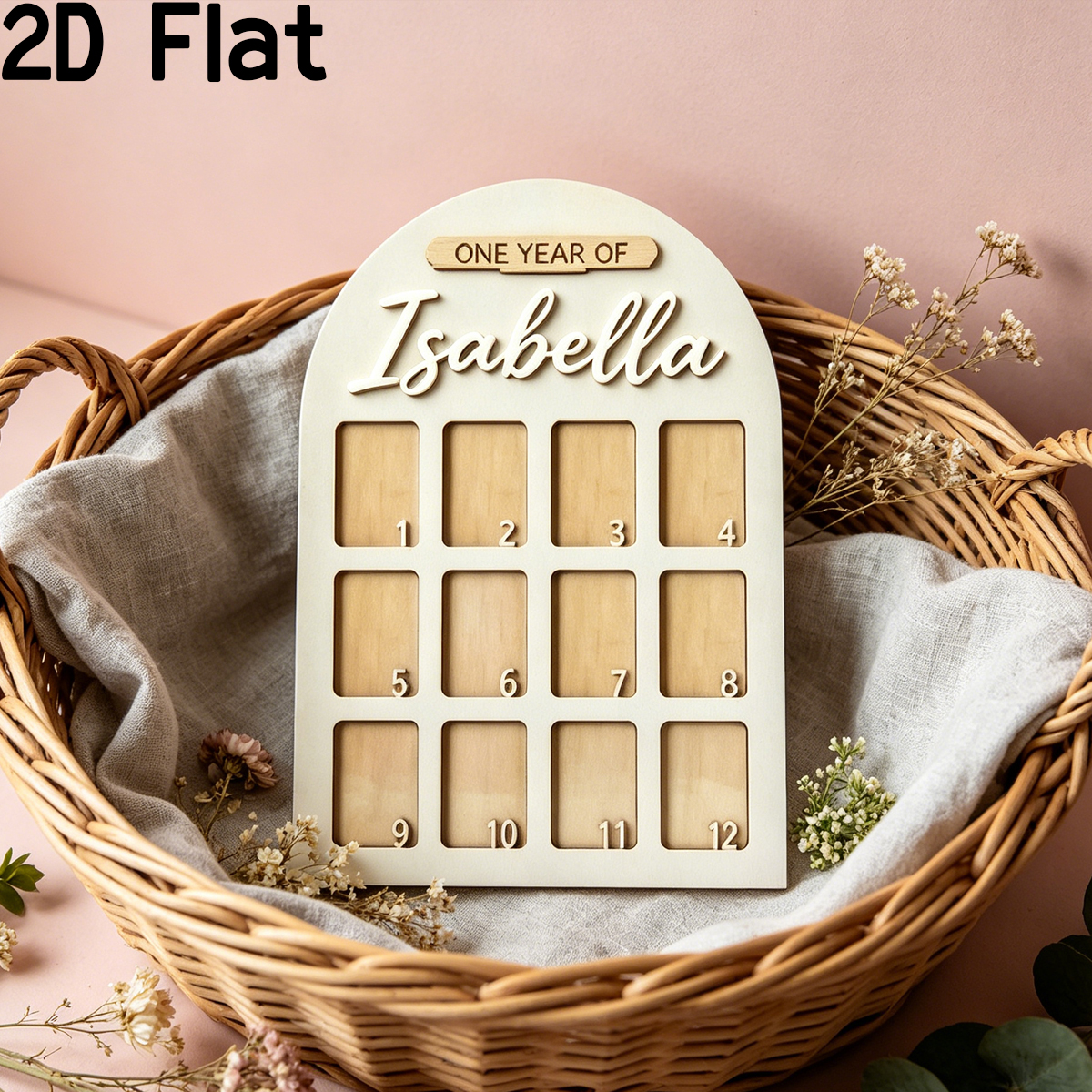 1Pc Custom Photo Record Board  - Baby Nursery In recension och pris