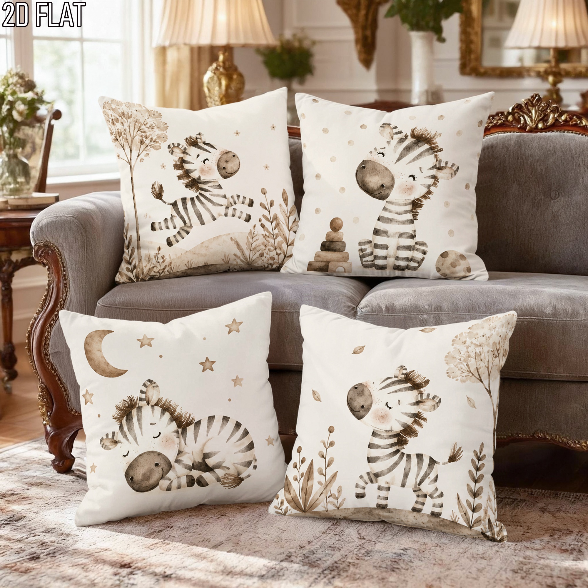 Cute Zebra Nursery Pillowcase  - Baby Nursery Bedding Sets recension och pris