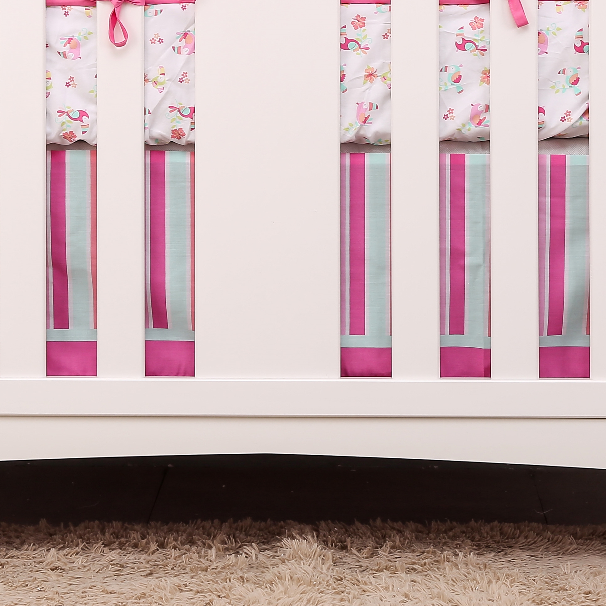 Pink Elephant Cot Baby Bedding - Baby Nursery Bedding Sets recension och pris
