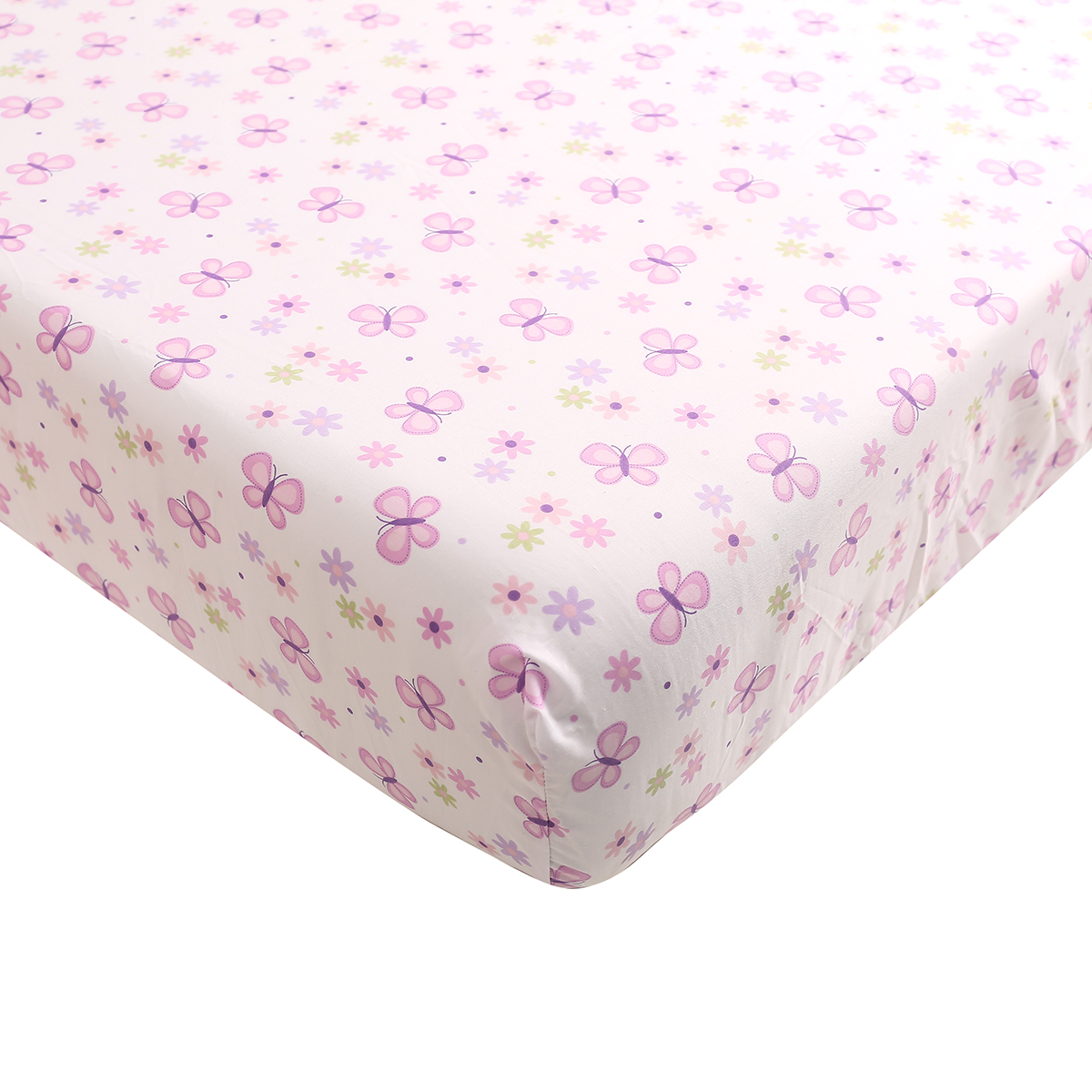 3Pcs Purple Butterfly Baby Gir - Baby Nursery Bedding Sets recension och pris