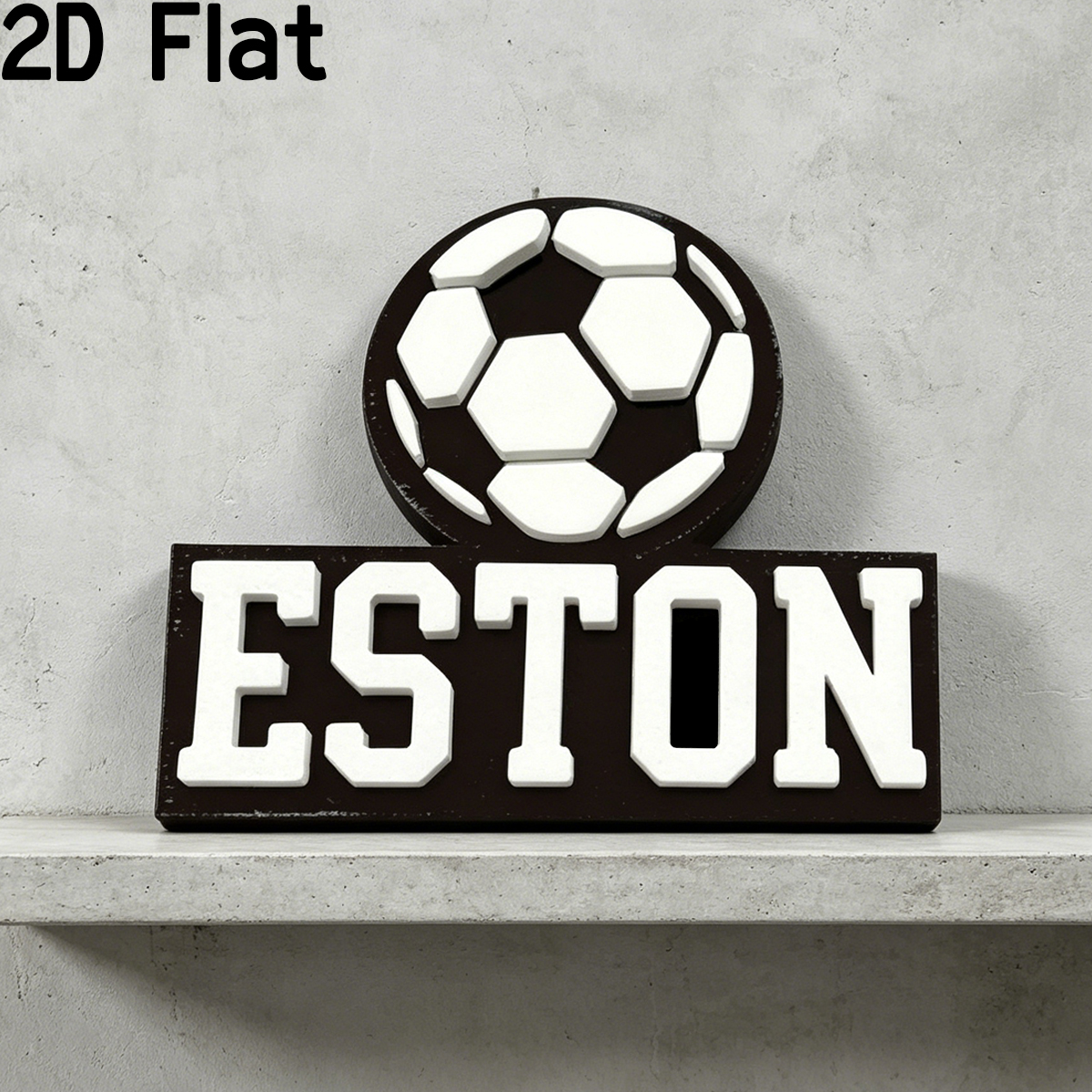 1Pc Custom Football Style Wood - Baby Nursery In recension och pris